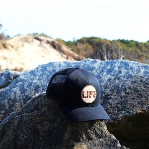 Black "Life" Trucker Hat